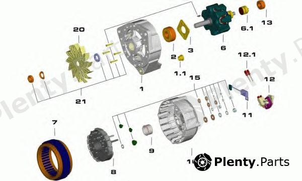  DELCO REMY part 19025100 Alternator