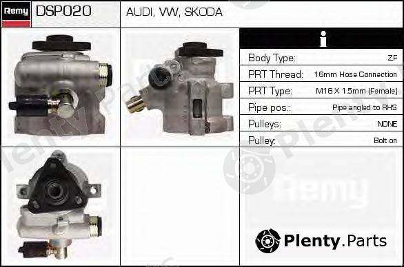  DELCO REMY part DSP020 Hydraulic Pump, steering system