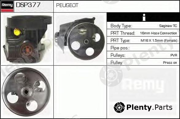  DELCO REMY part DSP377 Hydraulic Pump, steering system