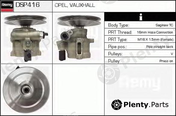  DELCO REMY part DSP416 Hydraulic Pump, steering system