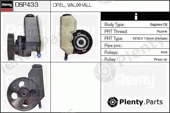  DELCO REMY part DSP433 Hydraulic Pump, steering system