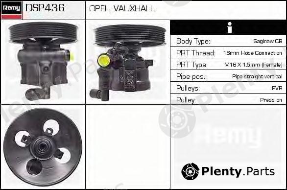  DELCO REMY part DSP436 Hydraulic Pump, steering system