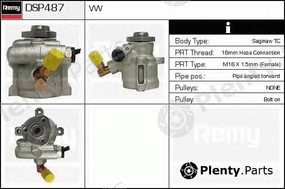  DELCO REMY part DSP487 Hydraulic Pump, steering system