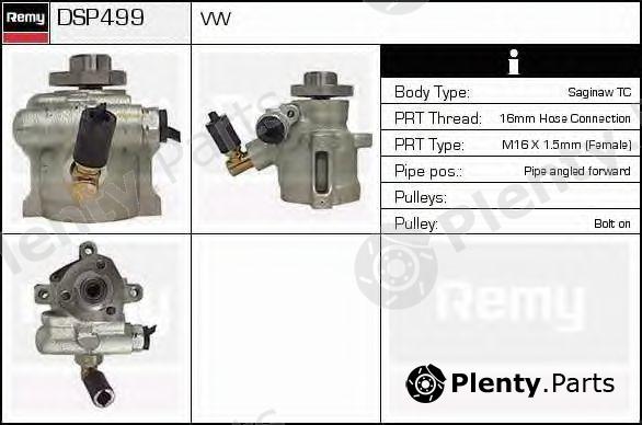  DELCO REMY part DSP499 Hydraulic Pump, steering system