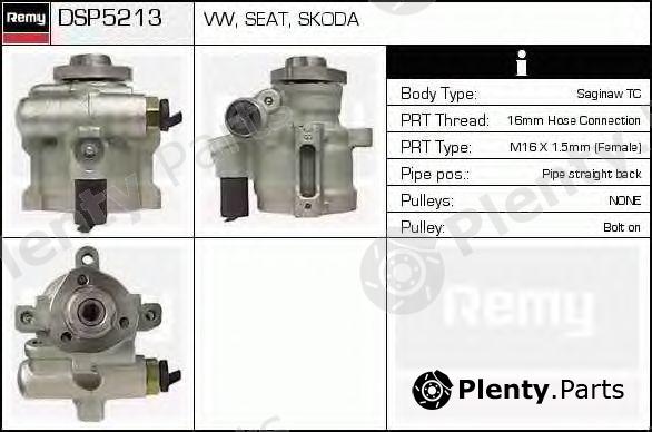  DELCO REMY part DSP5213 Hydraulic Pump, steering system