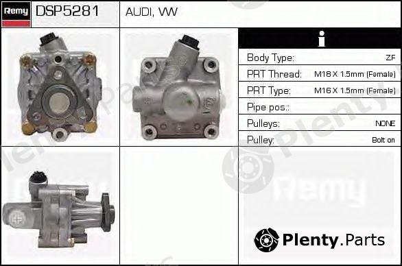  DELCO REMY part DSP5281 Hydraulic Pump, steering system