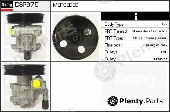  DELCO REMY part DSP975 Hydraulic Pump, steering system