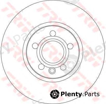  TRW part DF4310S Brake Disc