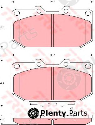 TRW part GDB1006 Brake Pad Set, disc brake