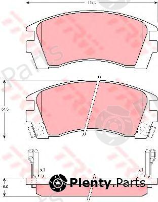  TRW part GDB1013 Brake Pad Set, disc brake