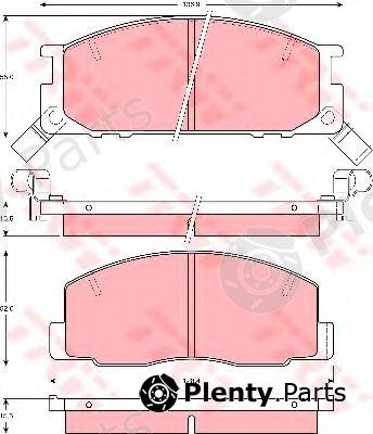  TRW part GDB1043 Brake Pad Set, disc brake