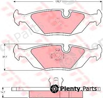  TRW part GDB1068 Brake Pad Set, disc brake