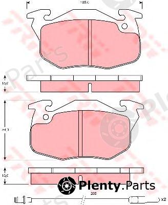  TRW part GDB1079 Brake Pad Set, disc brake