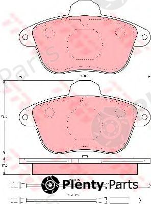  TRW part GDB1085 Brake Pad Set, disc brake