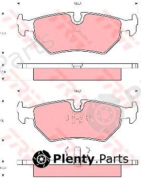  TRW part GDB1109 Brake Pad Set, disc brake