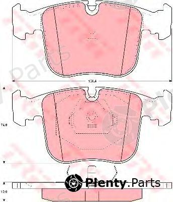  TRW part GDB1118 Brake Pad Set, disc brake