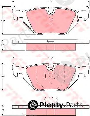  TRW part GDB1189 Brake Pad Set, disc brake