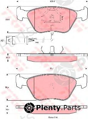  TRW part GDB1192 Brake Pad Set, disc brake