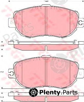  TRW part GDB1241 Brake Pad Set, disc brake