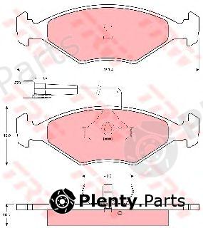  TRW part GDB1347 Brake Pad Set, disc brake