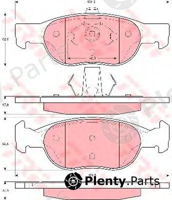  TRW part GDB1382 Brake Pad Set, disc brake