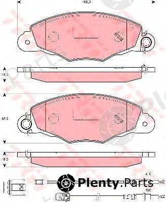  TRW part GDB1410 Brake Pad Set, disc brake