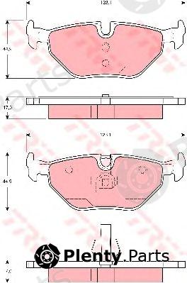  TRW part GDB1430 Brake Pad Set, disc brake