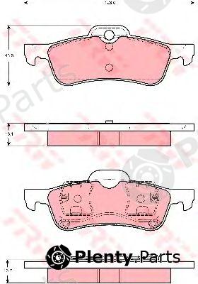  TRW part GDB1477 Brake Pad Set, disc brake