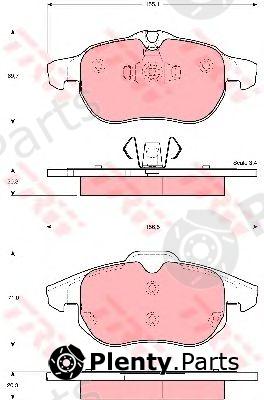  TRW part GDB1492 Brake Pad Set, disc brake