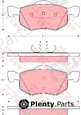  TRW part GDB1497 Brake Pad Set, disc brake