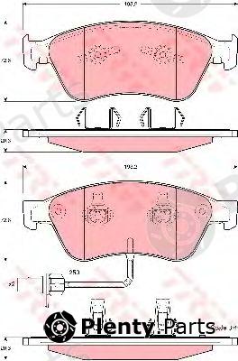  TRW part GDB1553 Brake Pad Set, disc brake