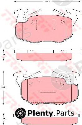  TRW part GDB1615 Brake Pad Set, disc brake