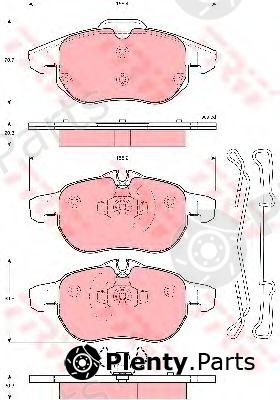  TRW part GDB1657 Brake Pad Set, disc brake