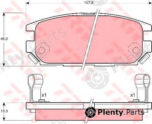  TRW part GDB3044 Brake Pad Set, disc brake