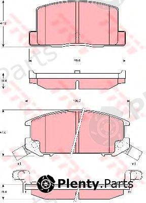  TRW part GDB3058 Brake Pad Set, disc brake