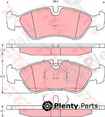  TRW part GDB3116 Brake Pad Set, disc brake