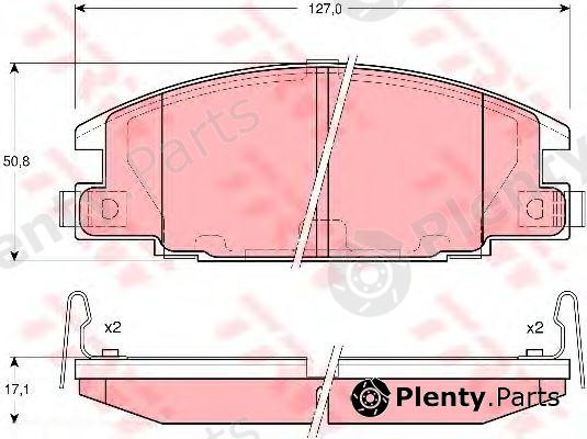  TRW part GDB3161 Brake Pad Set, disc brake