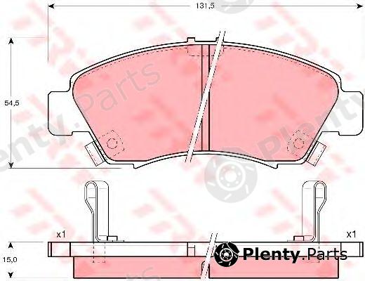  TRW part GDB3176 Brake Pad Set, disc brake