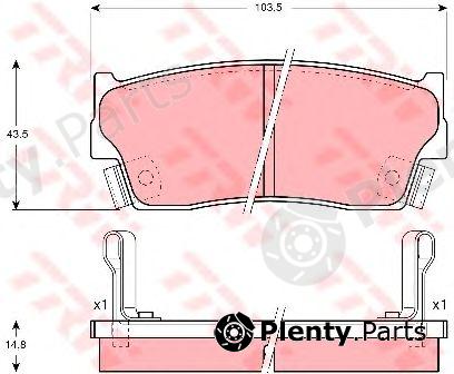  TRW part GDB3183 Brake Pad Set, disc brake
