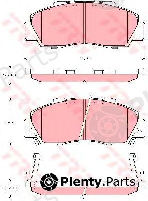  TRW part GDB3196 Brake Pad Set, disc brake