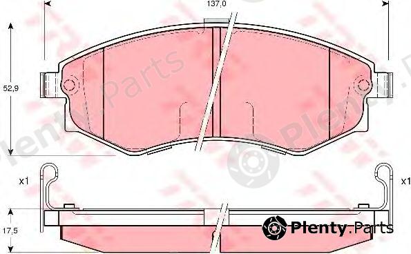  TRW part GDB3211 Brake Pad Set, disc brake
