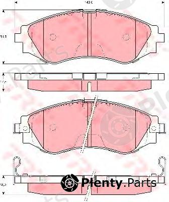  TRW part GDB3216 Brake Pad Set, disc brake