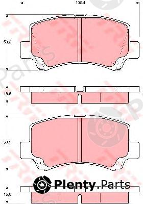  TRW part GDB3221 Brake Pad Set, disc brake