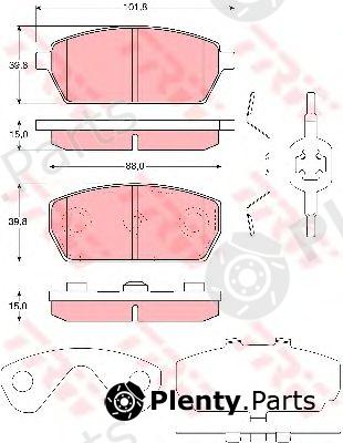  TRW part GDB3234 Brake Pad Set, disc brake