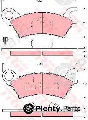  TRW part GDB324 Brake Pad Set, disc brake