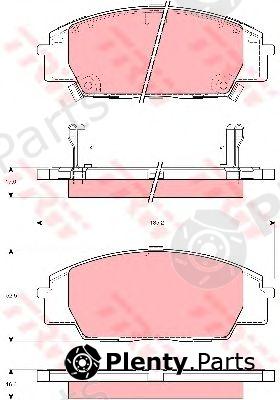  TRW part GDB3250 Brake Pad Set, disc brake