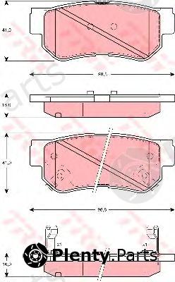  TRW part GDB3282 Brake Pad Set, disc brake