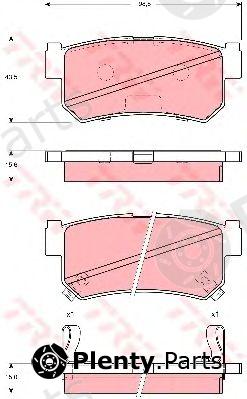  TRW part GDB3382 Brake Pad Set, disc brake
