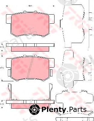  TRW part GDB3447 Brake Pad Set, disc brake