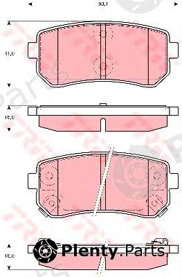  TRW part GDB3451 Brake Pad Set, disc brake